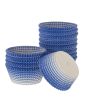 Blue Stripe Paper Baking Cups 1.94