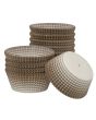 Gold Stripe Paper Baking Cups 1.94