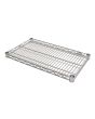 Chrome Commercial Wire Shelving 24